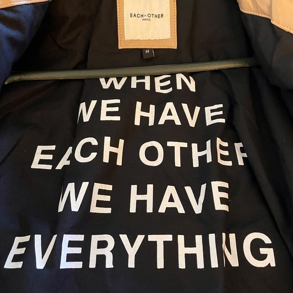 EachXOther Paris Women’s Leather Jacket - Picture 11 of 16